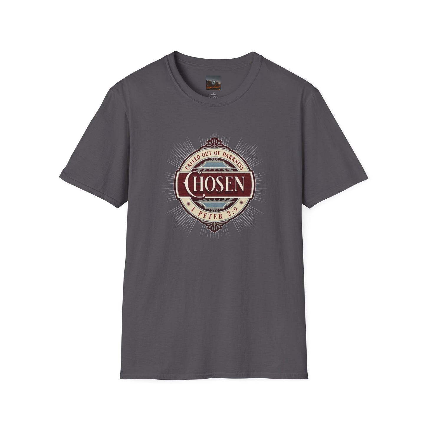 Chosen Graphic T-Shirt — "Called Out of Darkness" Faith Tee