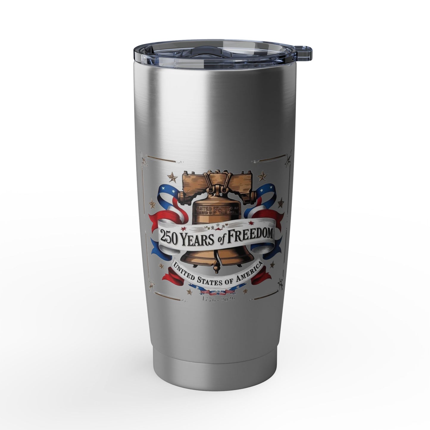 #250 250 Years of Freedom Liberty Bell Vagabond 20oz Tumbler Stainless Travel Cup