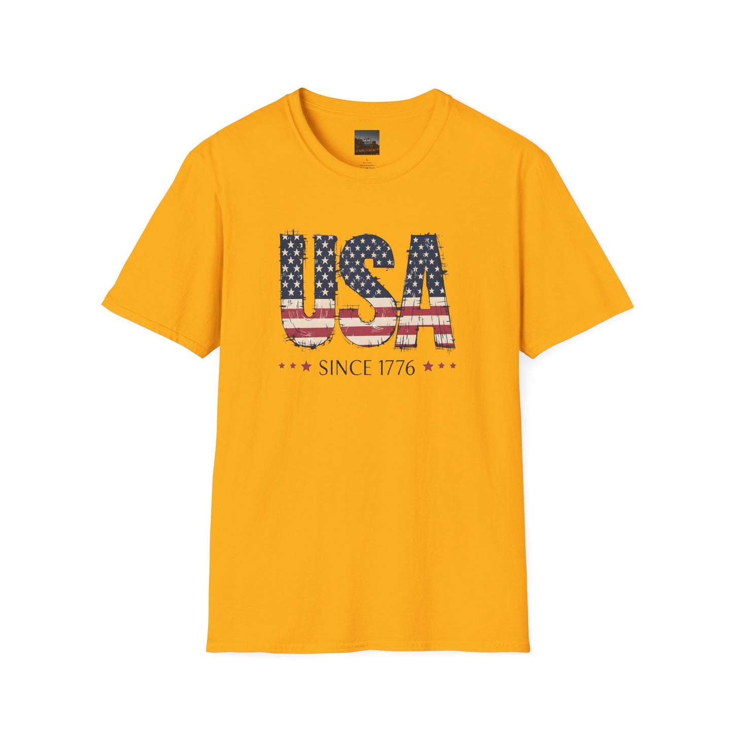 #250 USA Flag "USA Since 1776" Patriotic T-Shirt