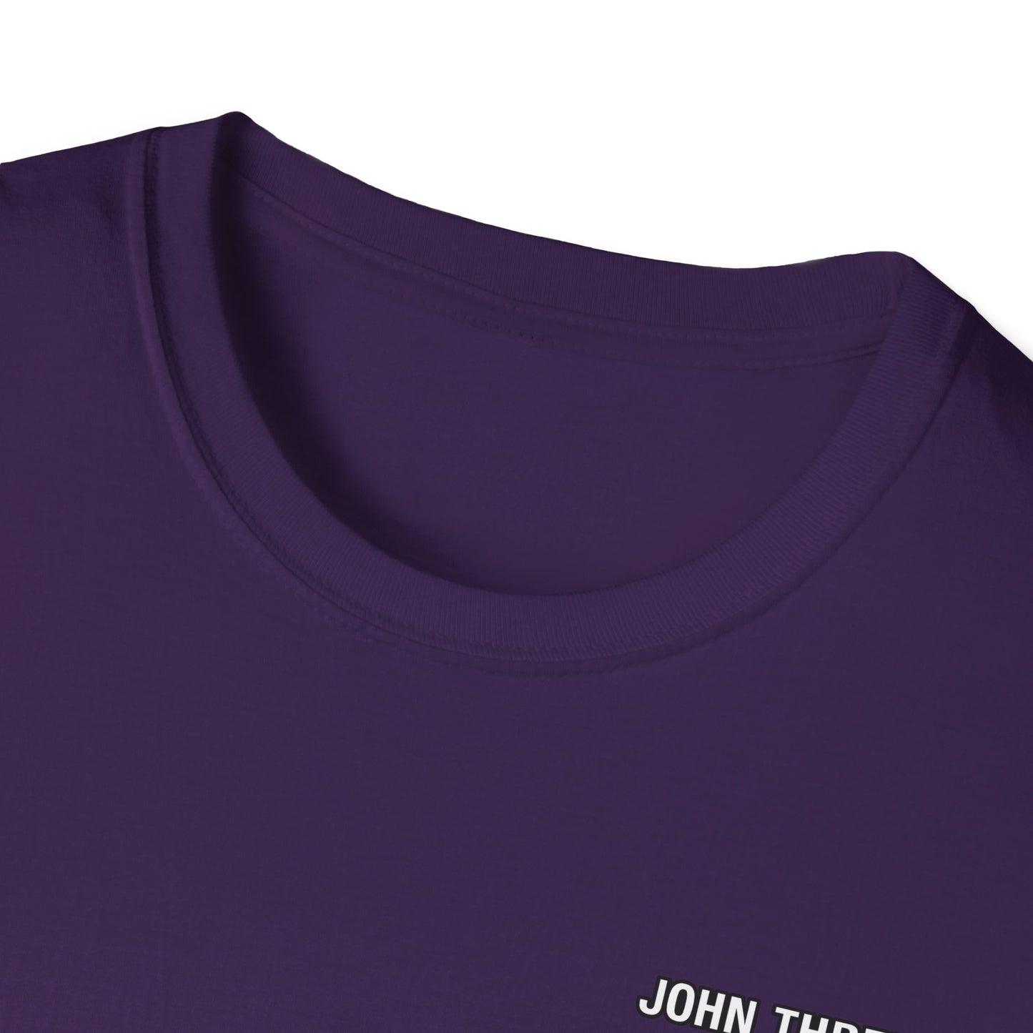John Three 16 Chest and Back Jersey Print with Scripture Tee