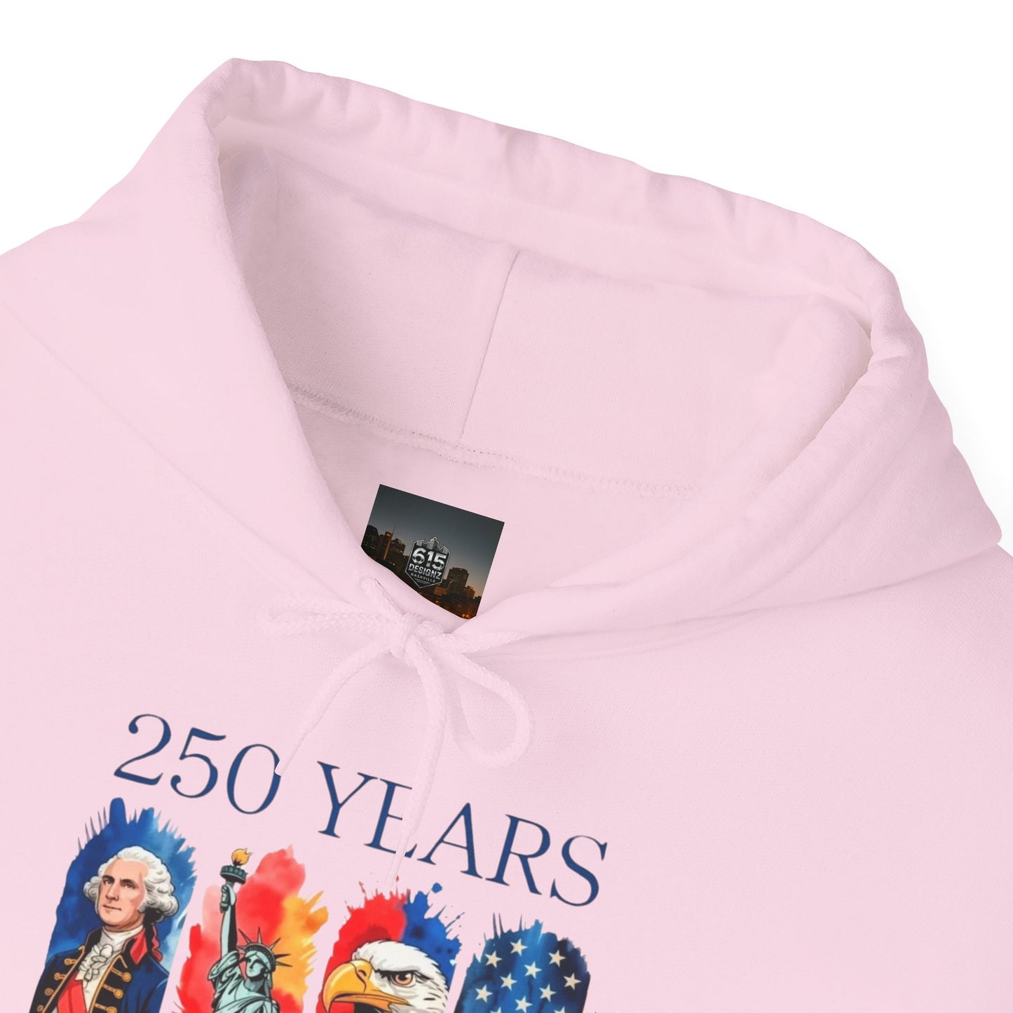 #250 250 Years American History Celebration 1776–2026 Patriotic Hoodie