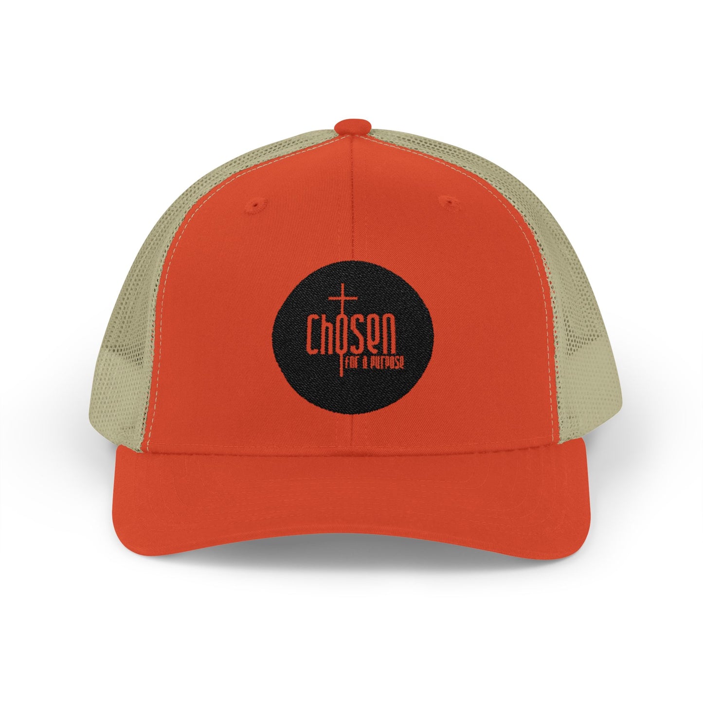 Chosen for a Purpose Trucker Cap — Embroidered Christian Snapback Hat