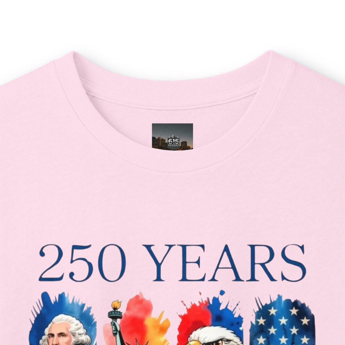 #250 250 Years American History Celebration 1776–2026 Patriotic Long Sleeve Tee