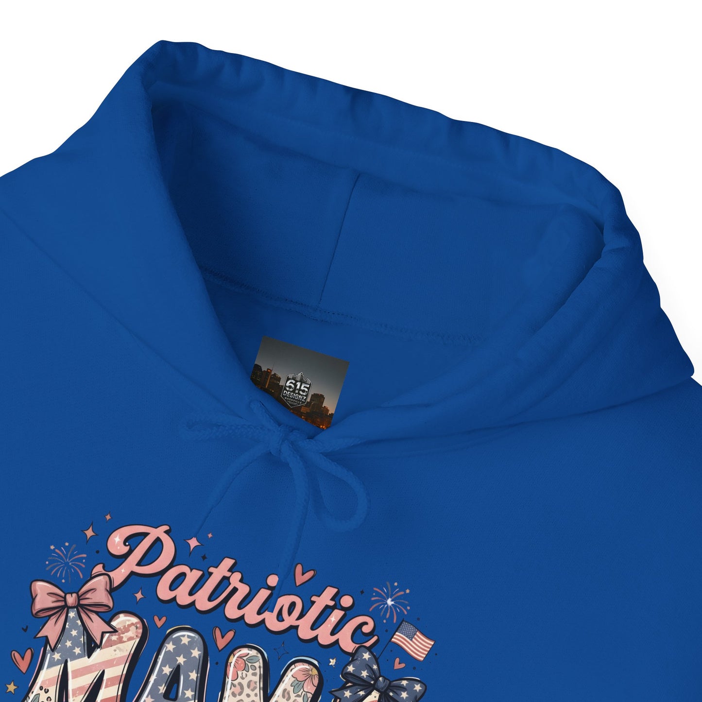 #250 Patriotic Mama 1776–2026 American Flag Hoodie