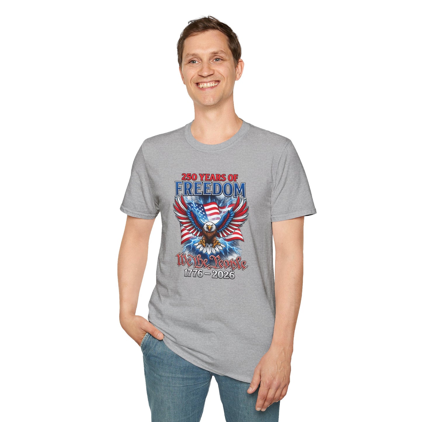 #250 250 Years of Freedom 1776–2026 Eagle T-Shirt