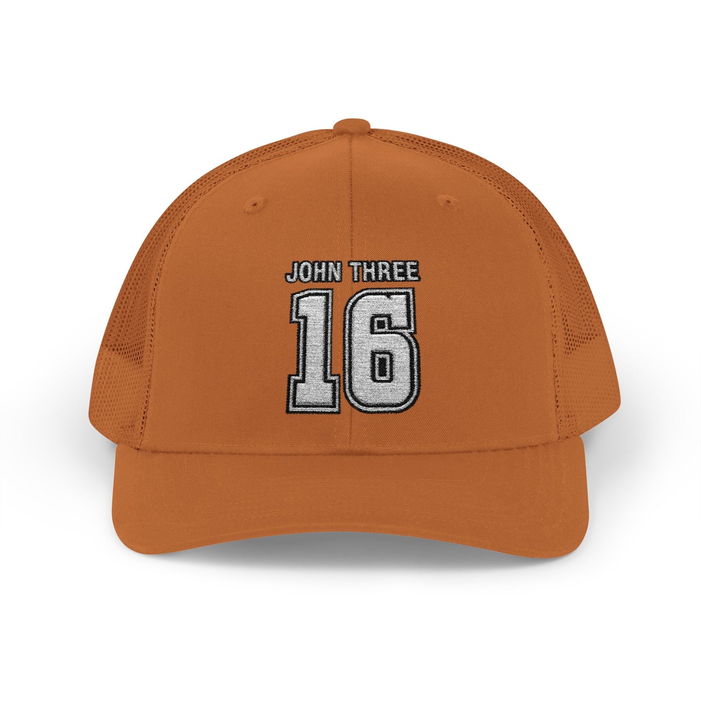John Three 16 Vintage Varsity Trucker Cap