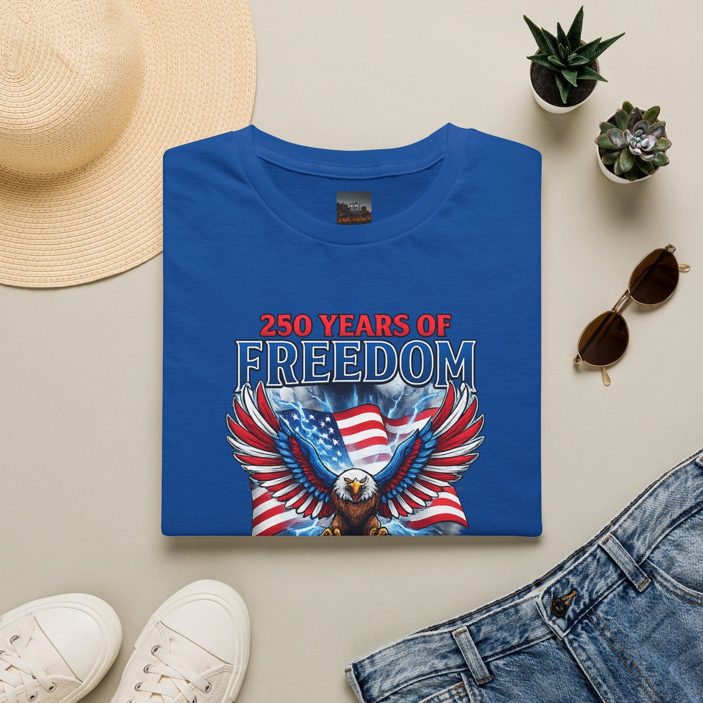 #250 250 Years of Freedom 1776–2026 Eagle T-Shirt