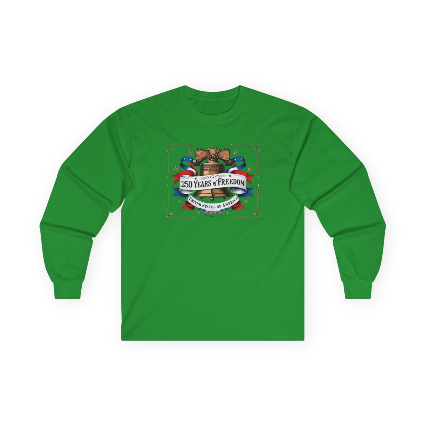 #250 250 Years of Freedom Liberty Bell Long Sleeve Tee