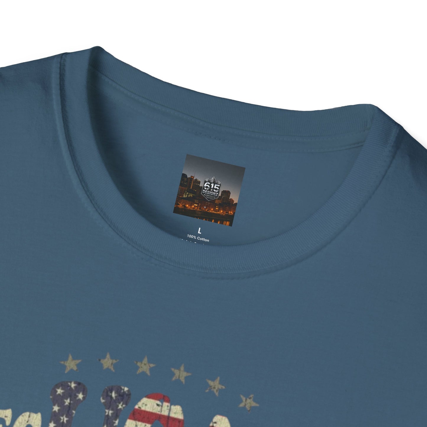 JesUSAves Patriotic T-Shirt — American Flag Christian Faith Tee