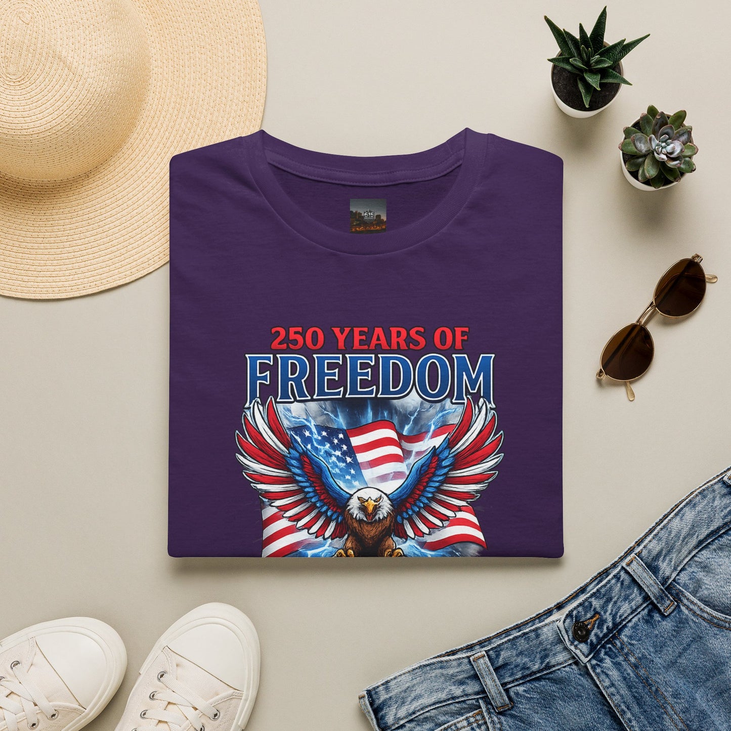 #250 250 Years of Freedom 1776–2026 Eagle T-Shirt