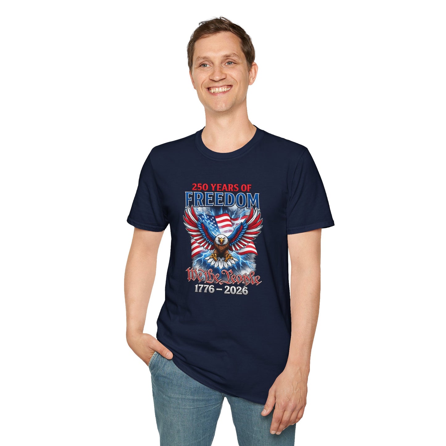 #250 250 Years of Freedom 1776–2026 Eagle T-Shirt