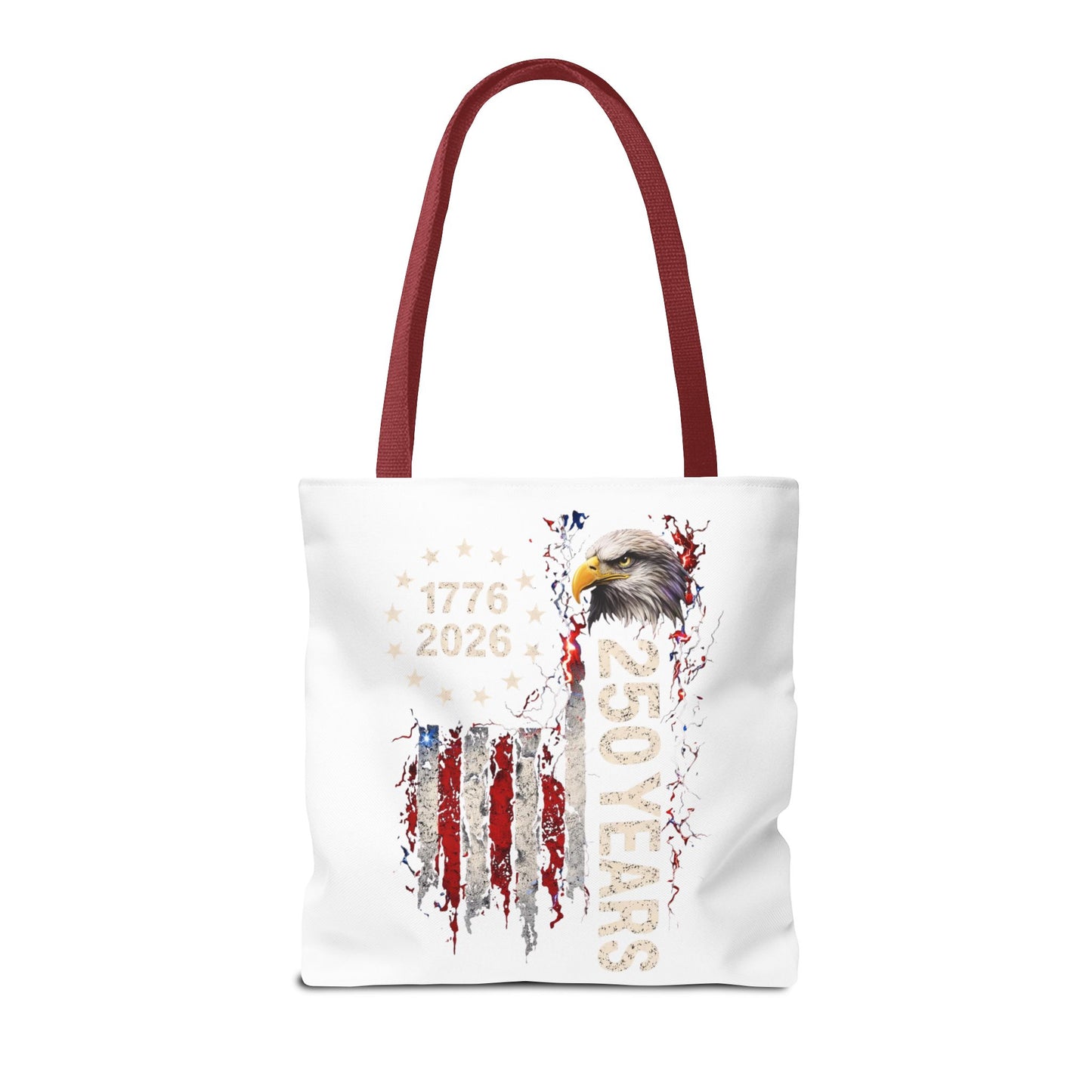 #250 1776-2026 250 Years USA Bicentennial Eagle Tote Bag