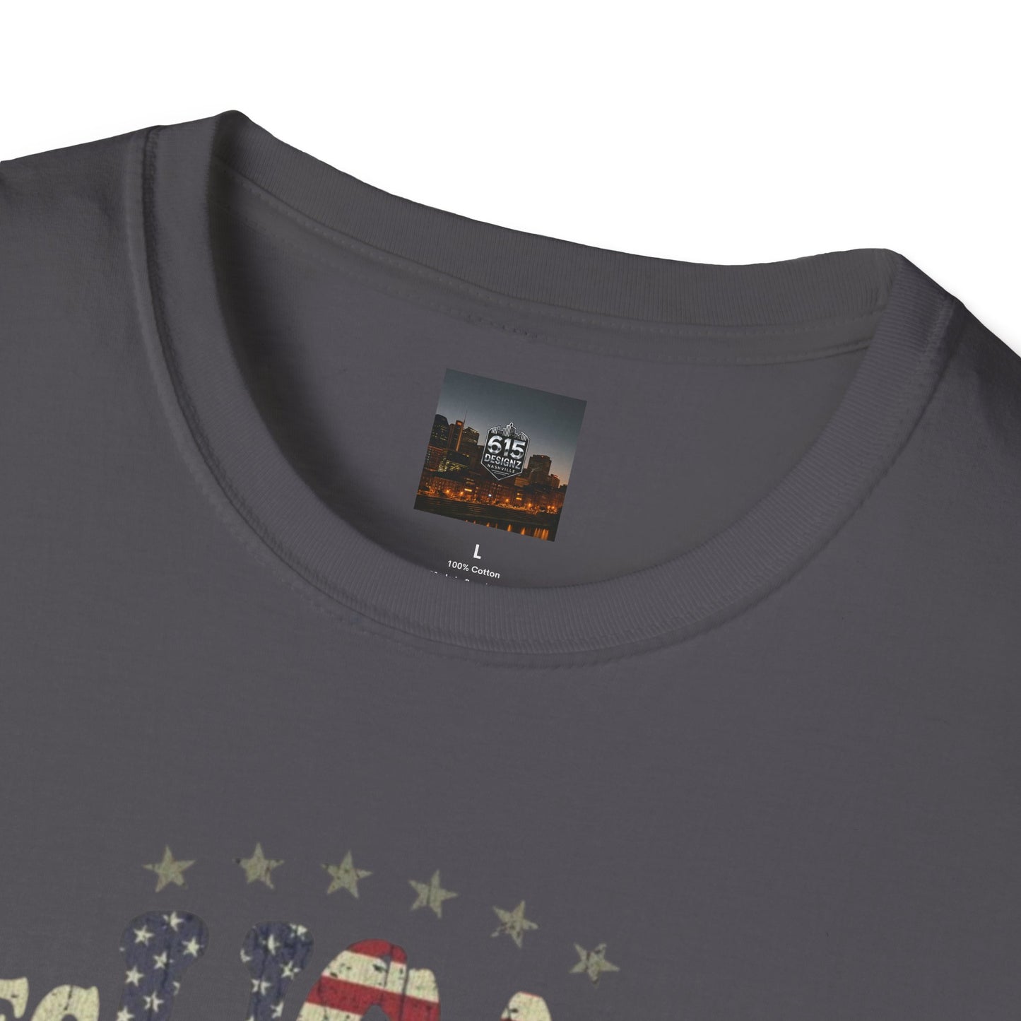 JesUSAves Patriotic T-Shirt — American Flag Christian Faith Tee