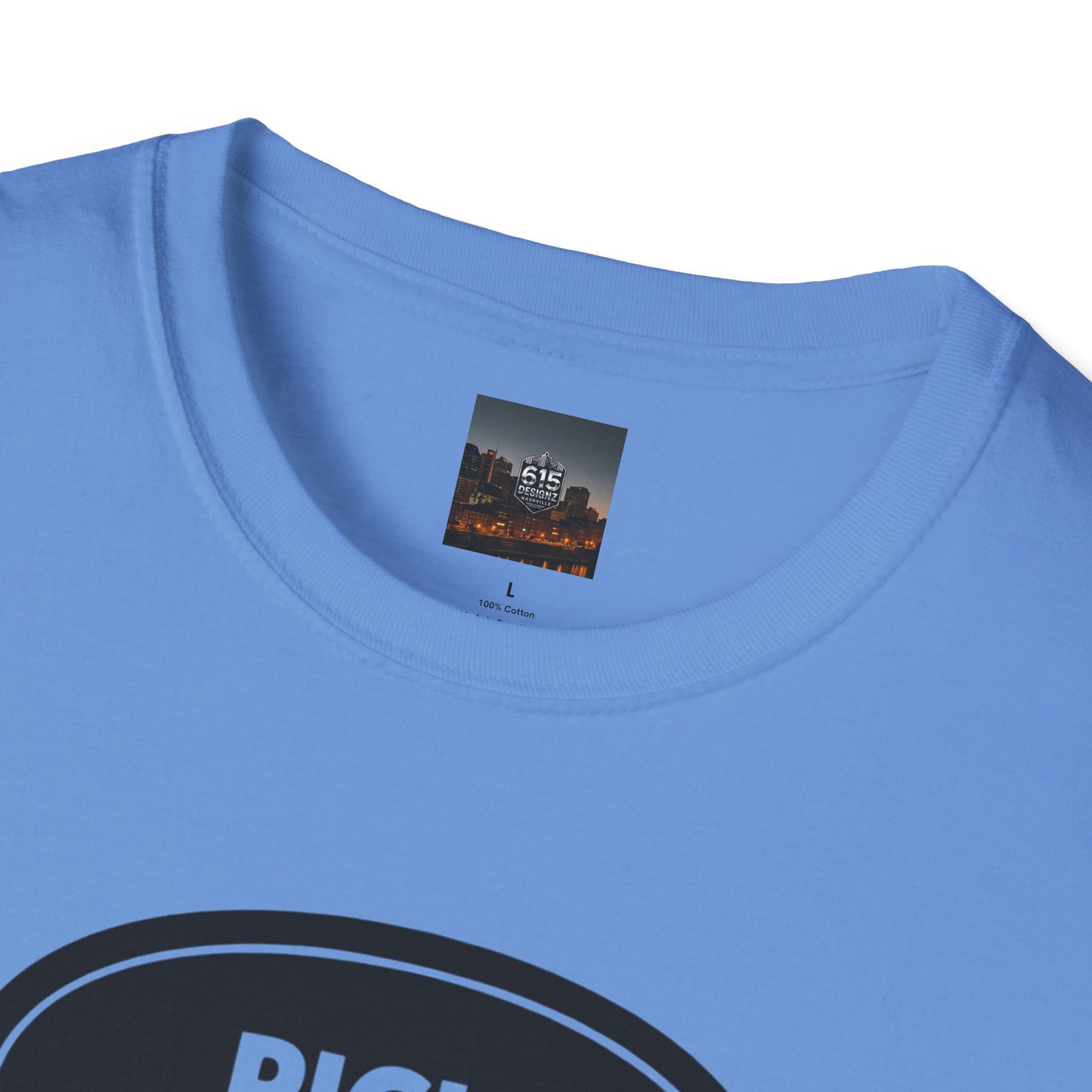 Pick Jesus T-Shirt — Christian Guitar Pick Design (Romans 10:13)
