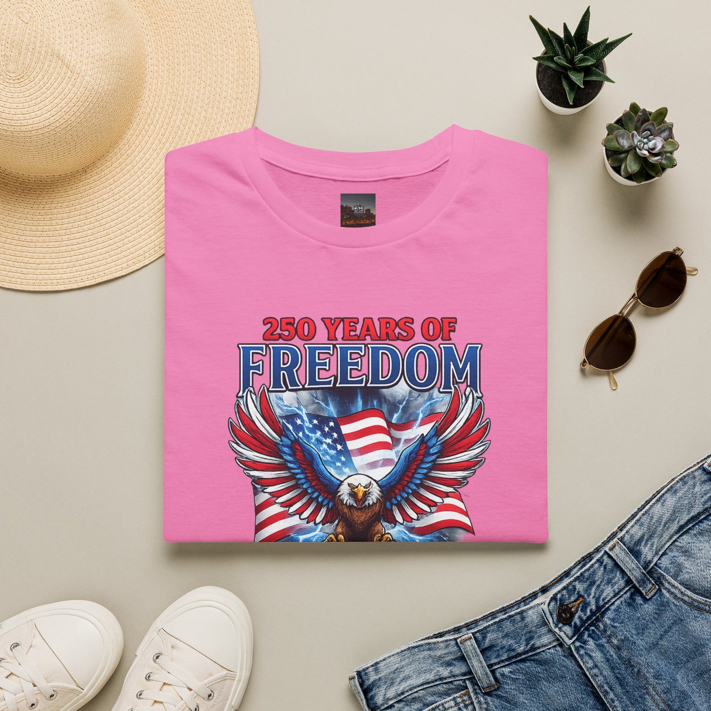 #250 250 Years of Freedom 1776–2026 Eagle T-Shirt