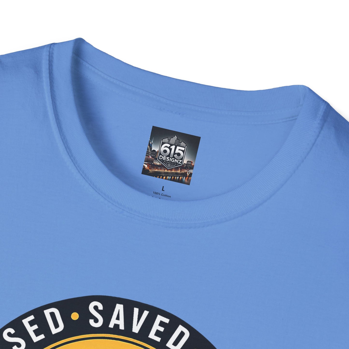 Blessed • Saved • Loved by Jesus T-Shirt — Christian Faith Tee