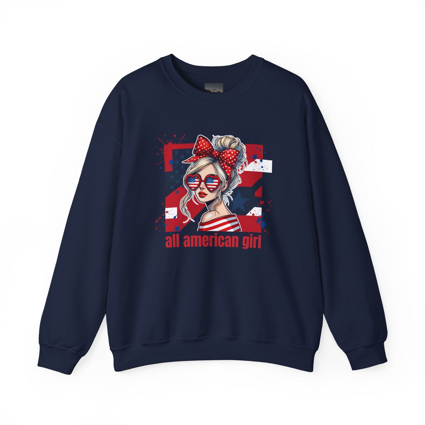 #250 All American Girl Patriotic Sweatshirt