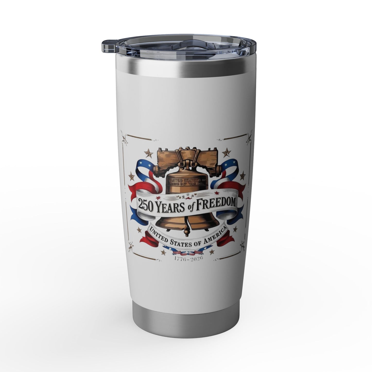 #250 250 Years of Freedom Liberty Bell Vagabond 20oz Tumbler Stainless Travel Cup