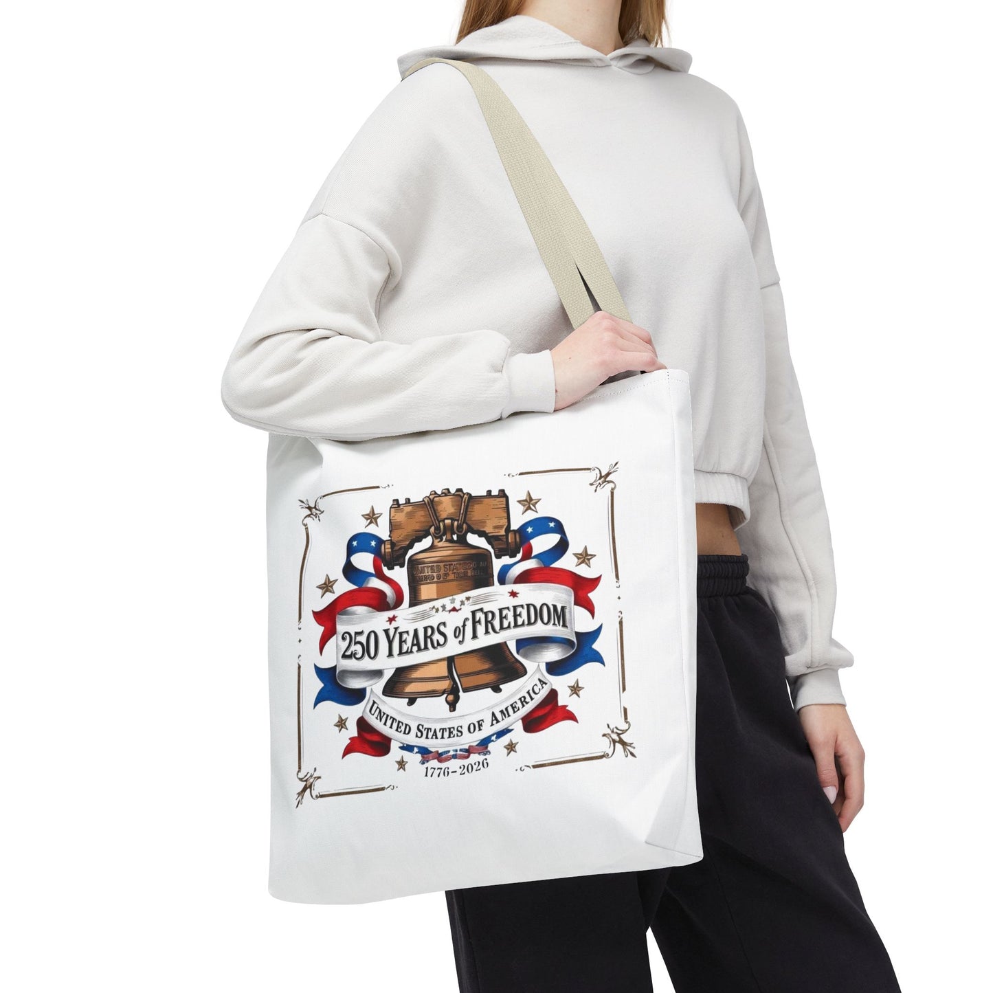 #250 250 Years of Freedom Liberty Bell Tote Bag