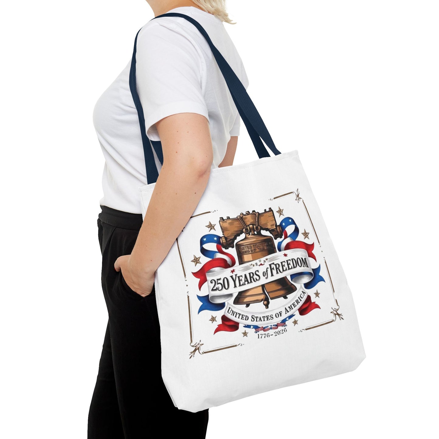 #250 250 Years of Freedom Liberty Bell Tote Bag
