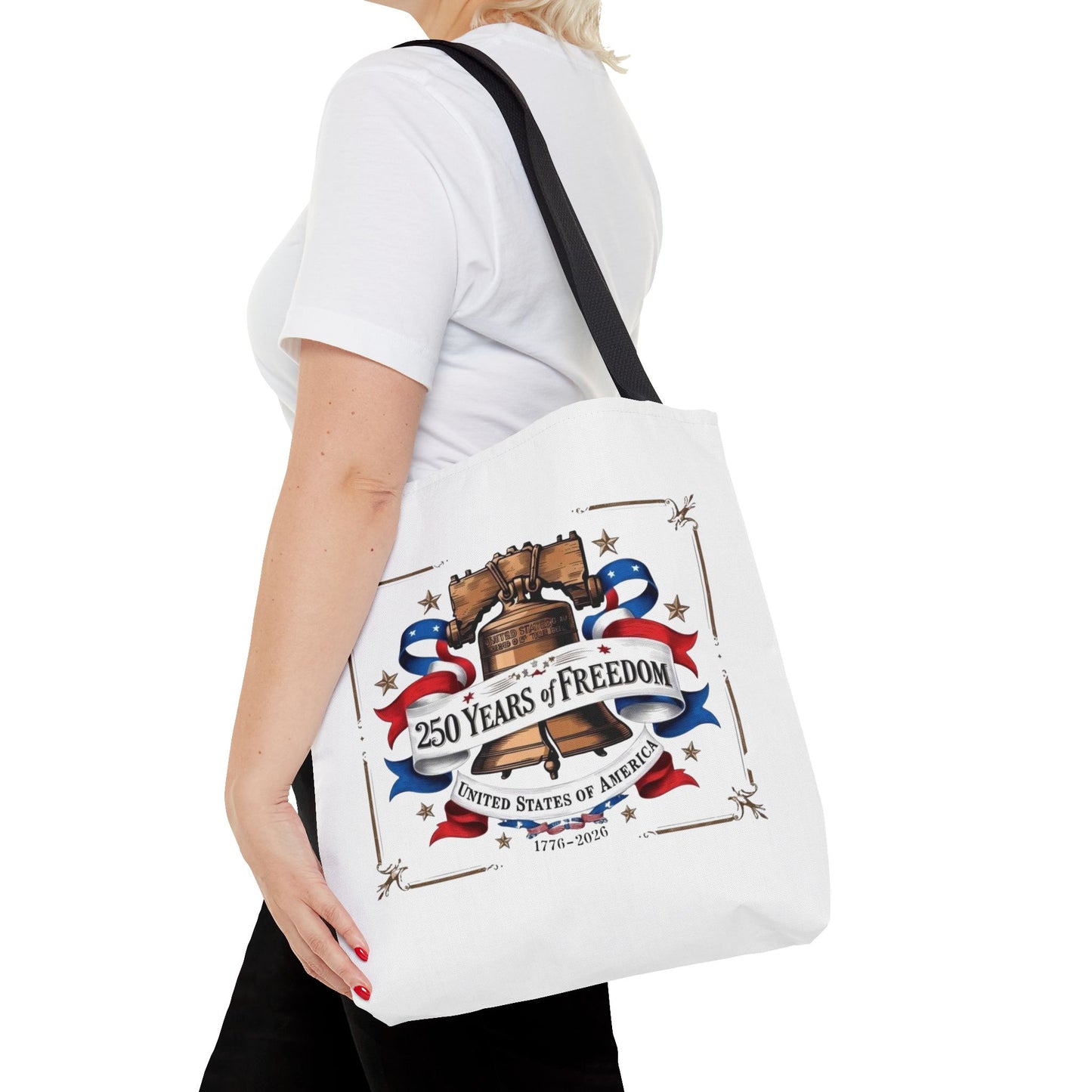 #250 250 Years of Freedom Liberty Bell Tote Bag