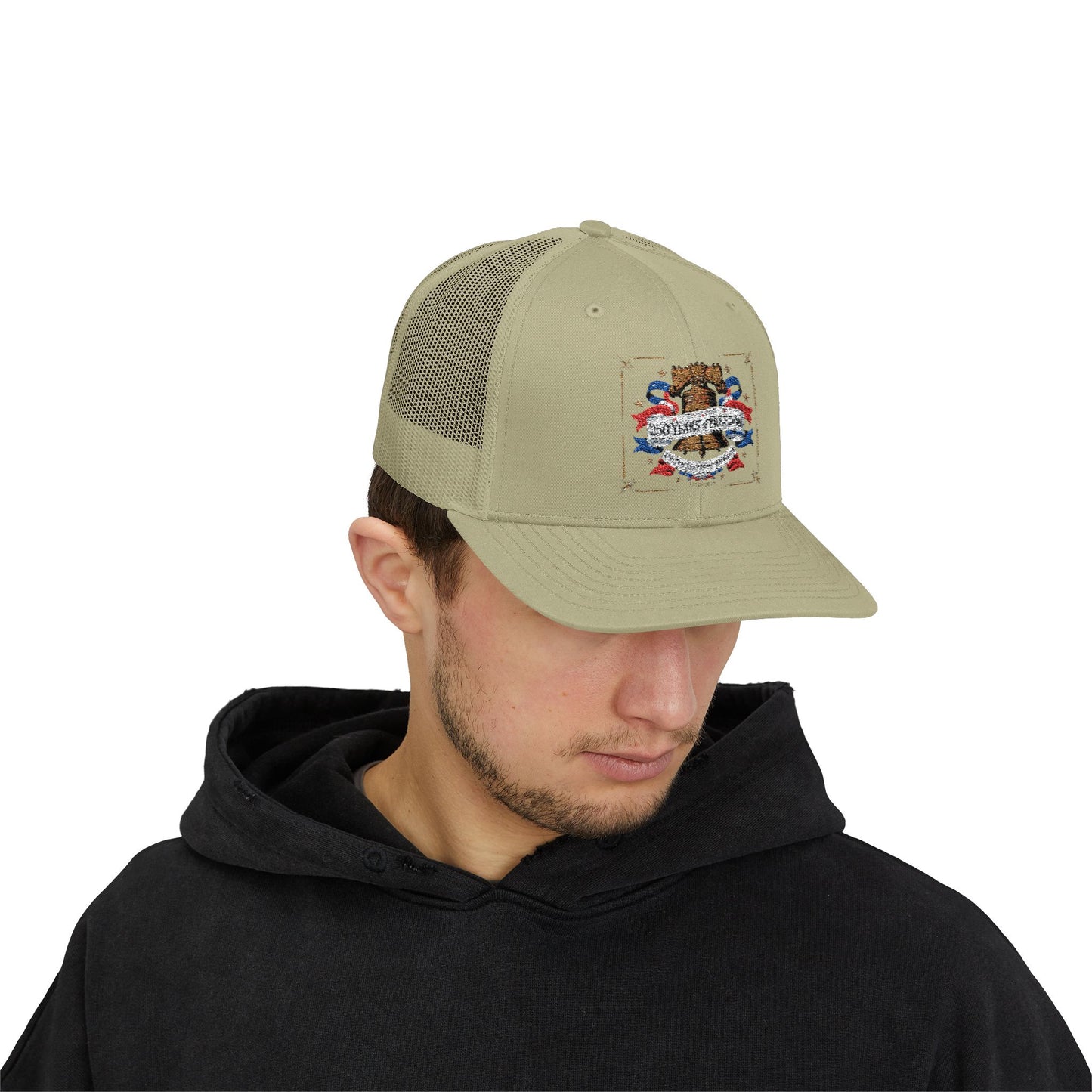 #250 250 Years of Freedom Liberty Bell Snapback Trucker Cap