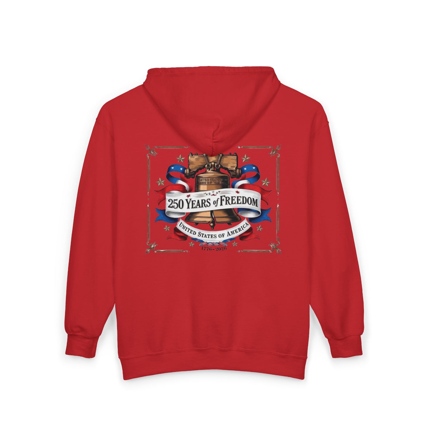 #250 250 Years of Freedom Liberty Bell Zip Hoodie