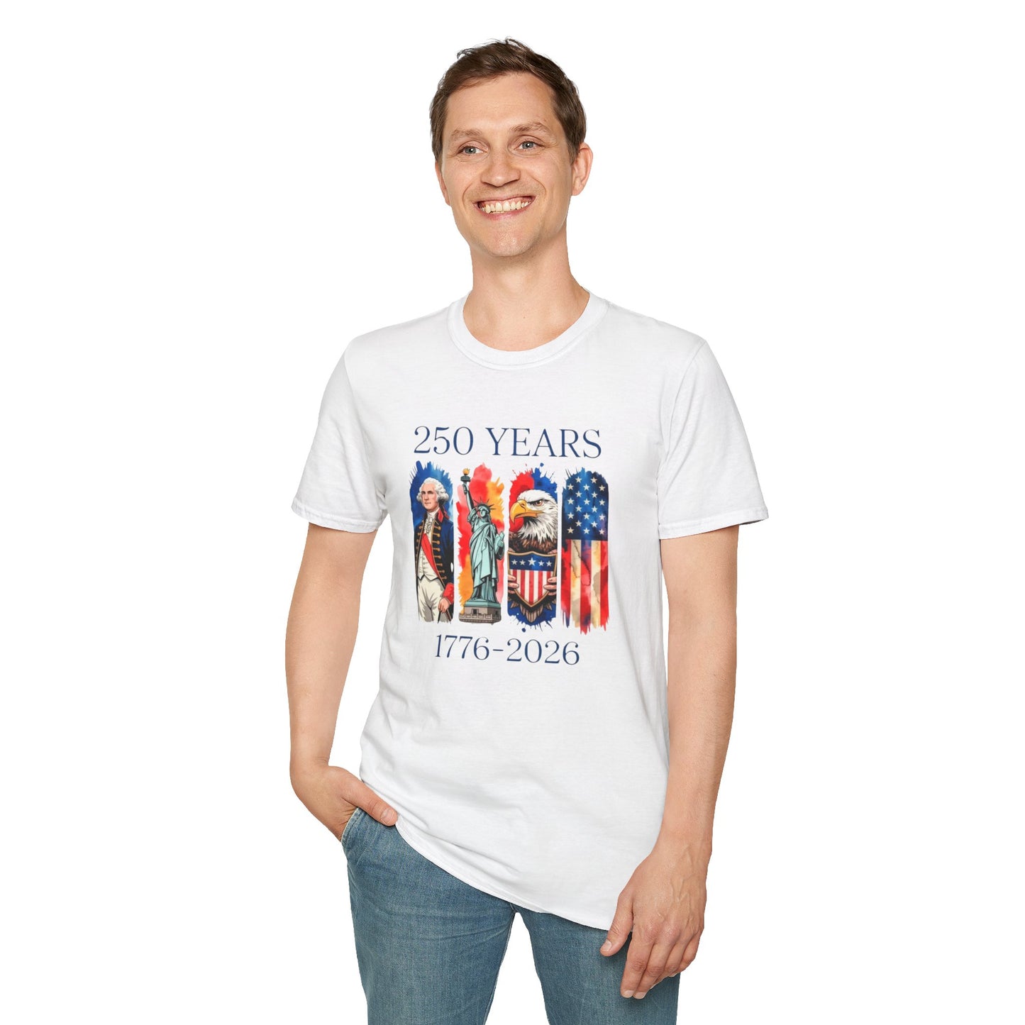 #250 250 Years American History Celebration 1776–2026 Patriotic T-Shirt