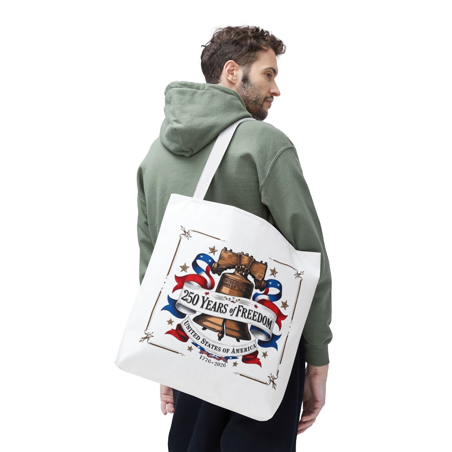 #250 250 Years of Freedom Liberty Bell Tote Bag