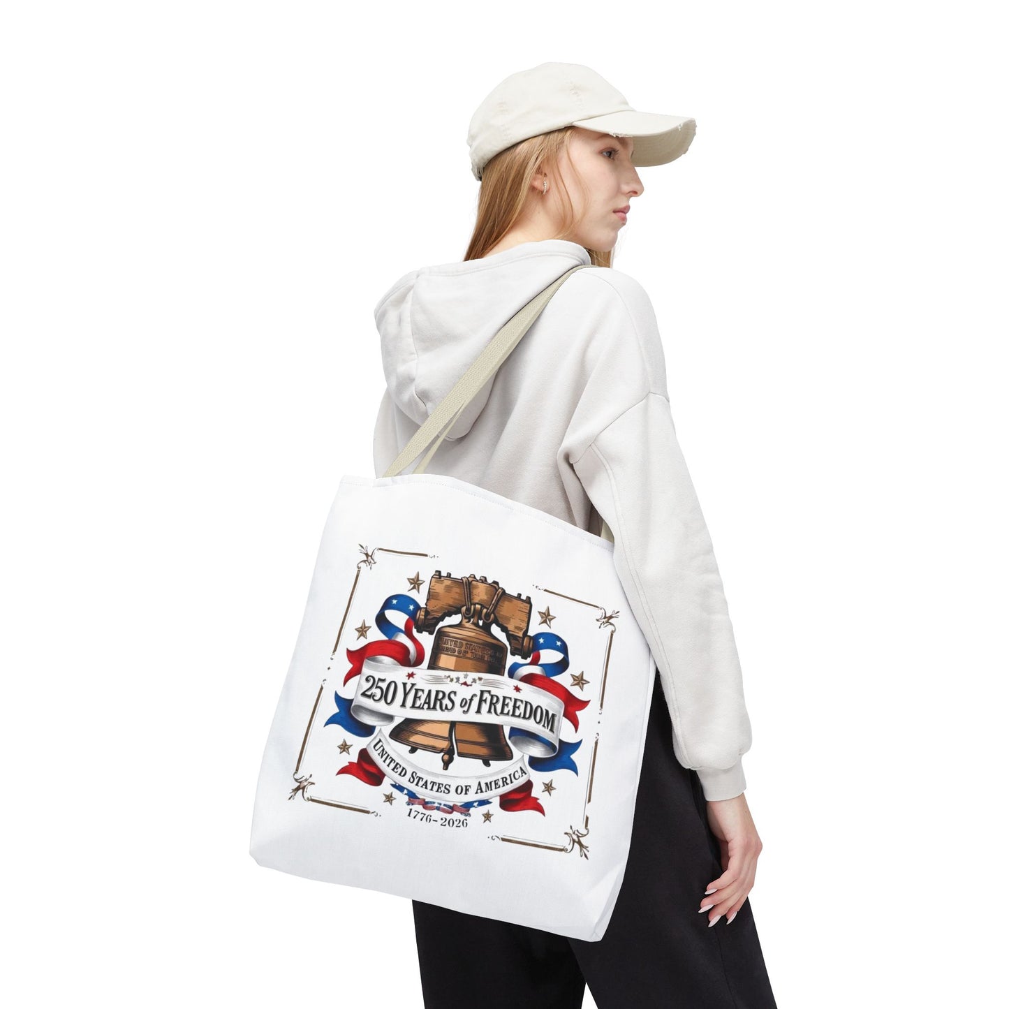 #250 250 Years of Freedom Liberty Bell Tote Bag