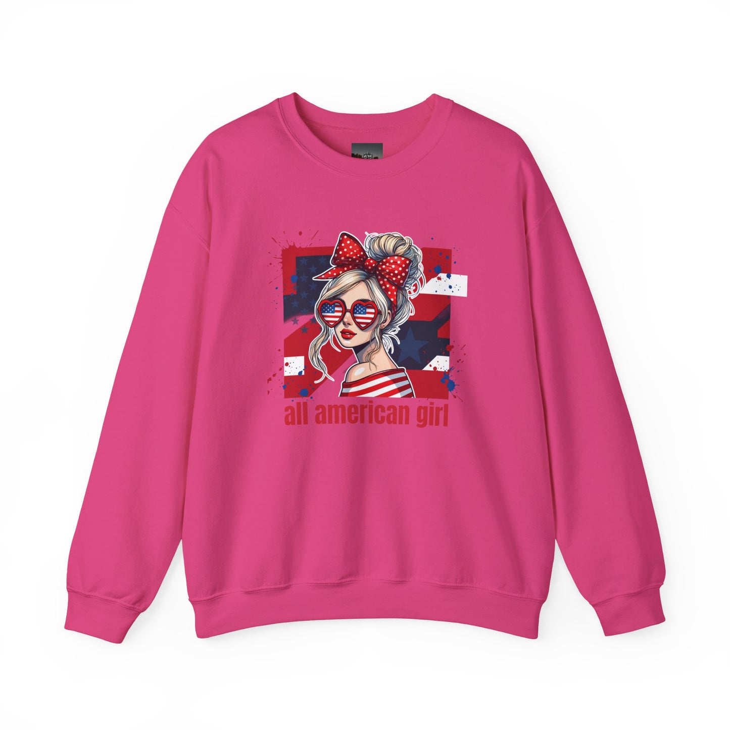 #250 All American Girl Patriotic Sweatshirt