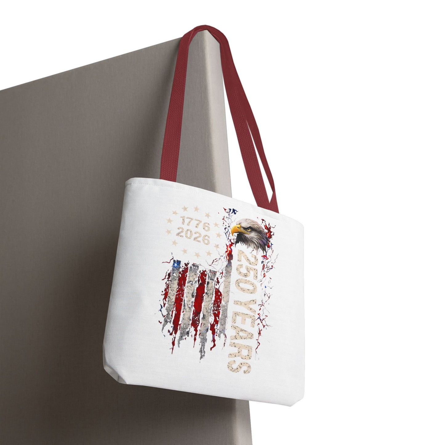 #250 1776-2026 250 Years USA Bicentennial Eagle Tote Bag