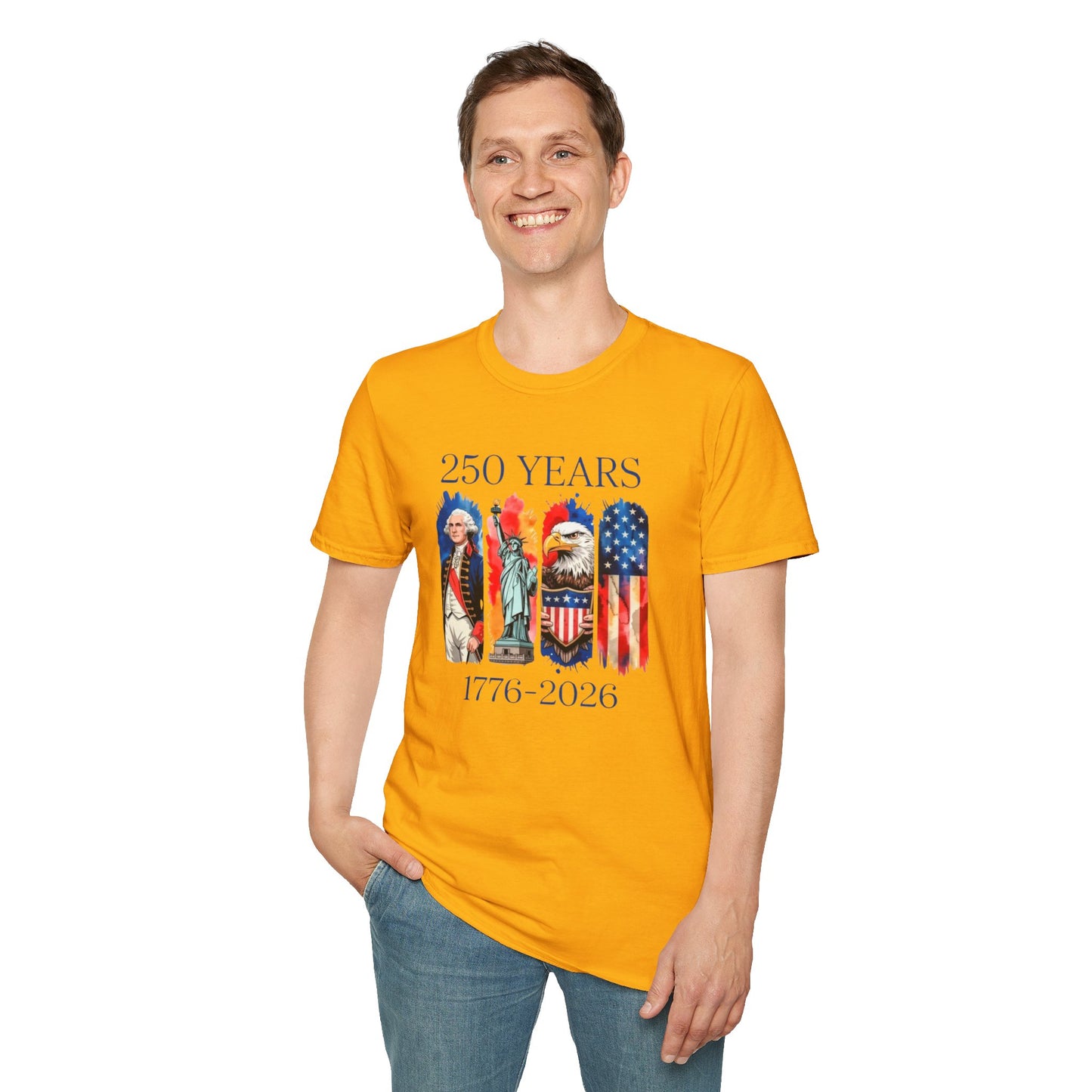#250 250 Years American History Celebration 1776–2026 Patriotic T-Shirt