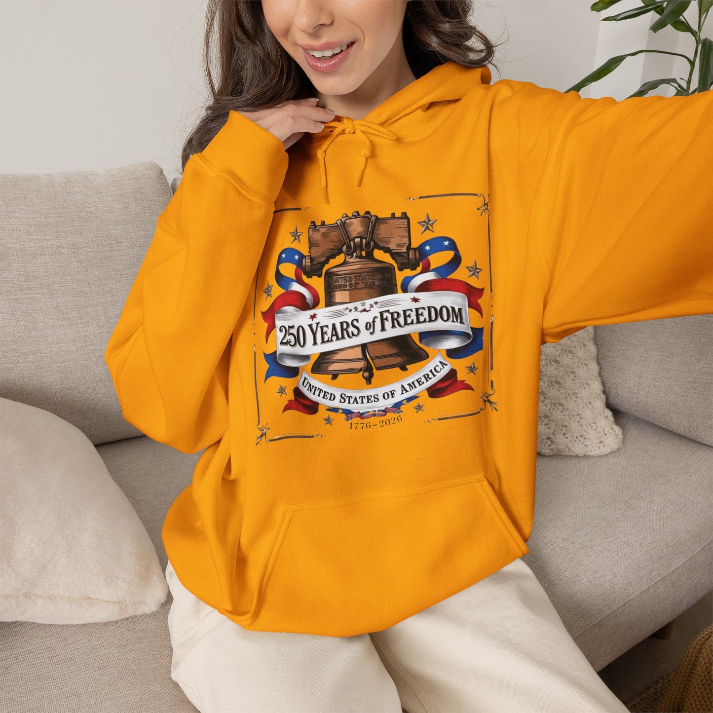 #250 250 Years of Freedom Liberty Bell Hoodie