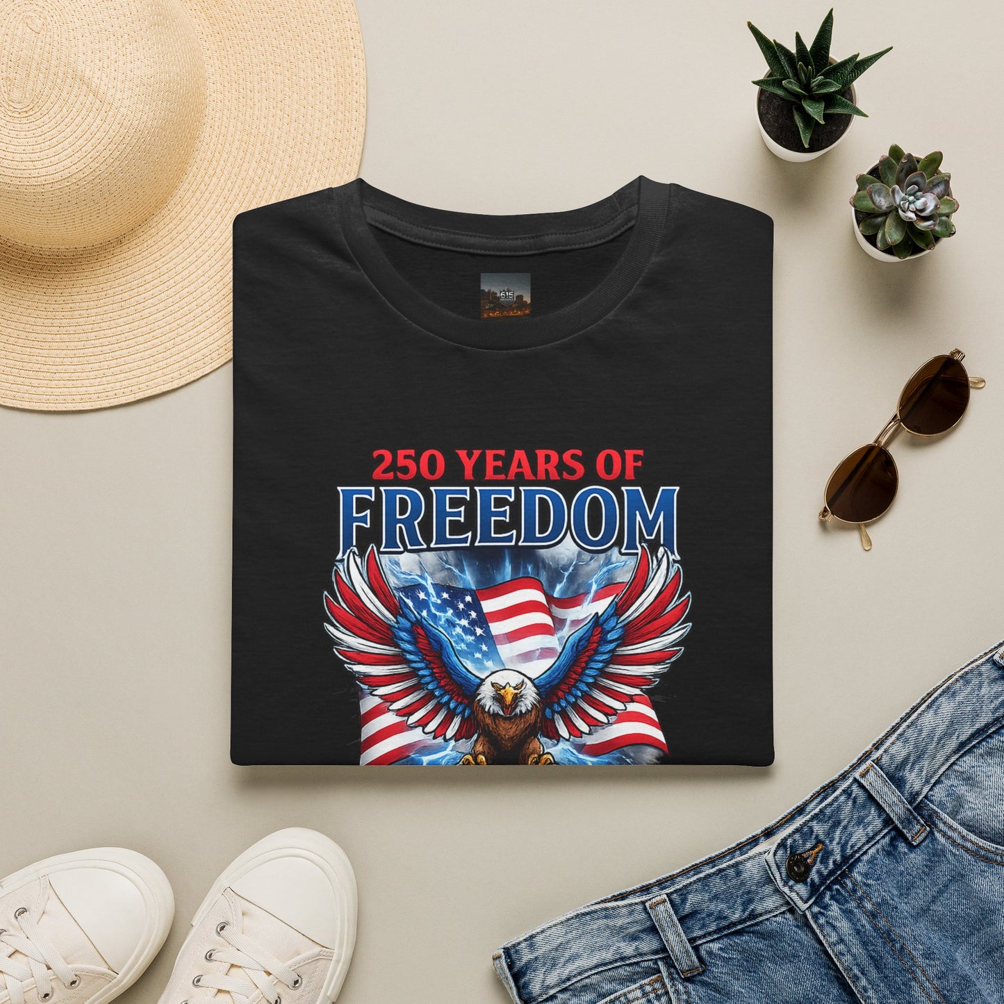 #250 250 Years of Freedom 1776–2026 Eagle T-Shirt