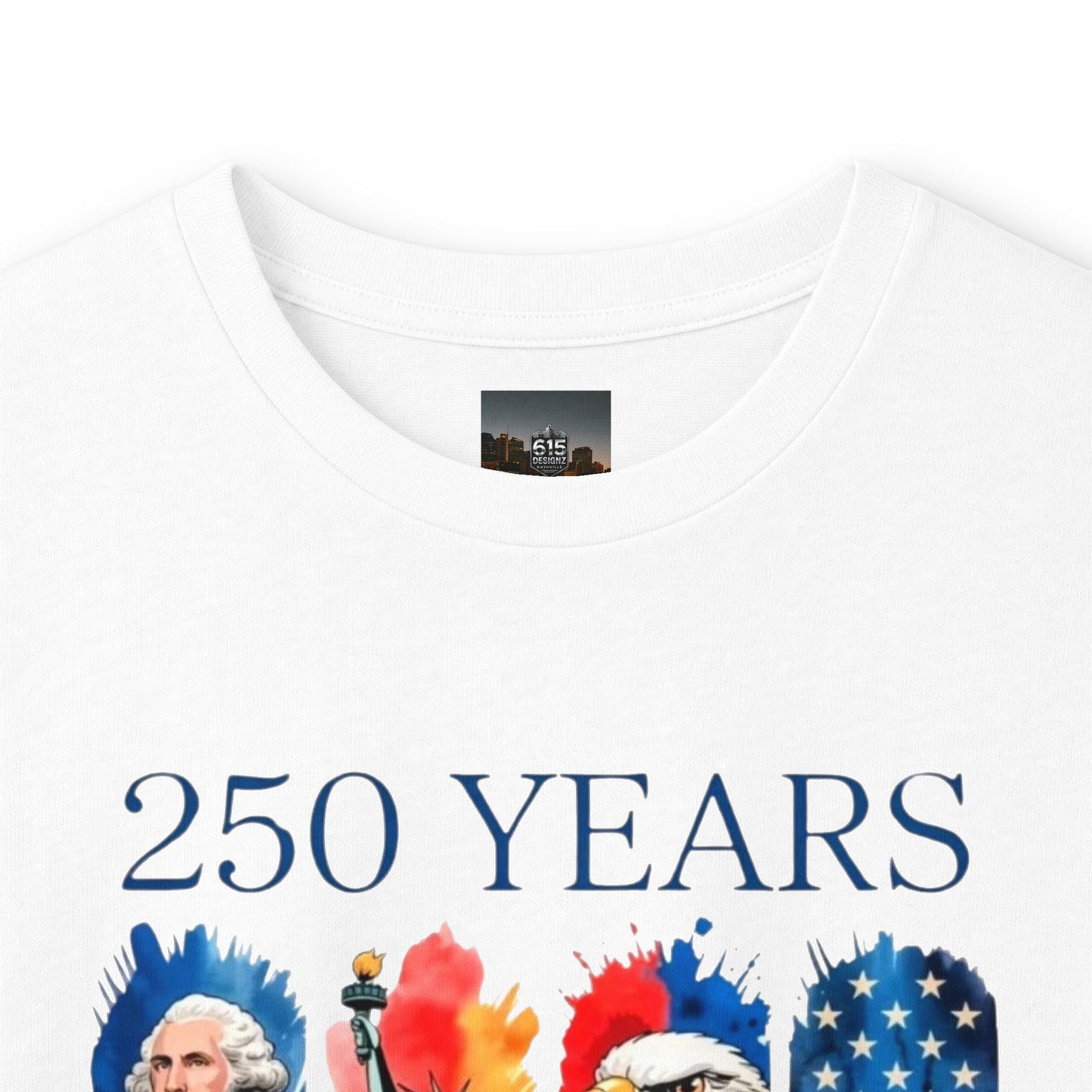 #250 250 Years American History Celebration 1776–2026 Patriotic Long Sleeve Tee