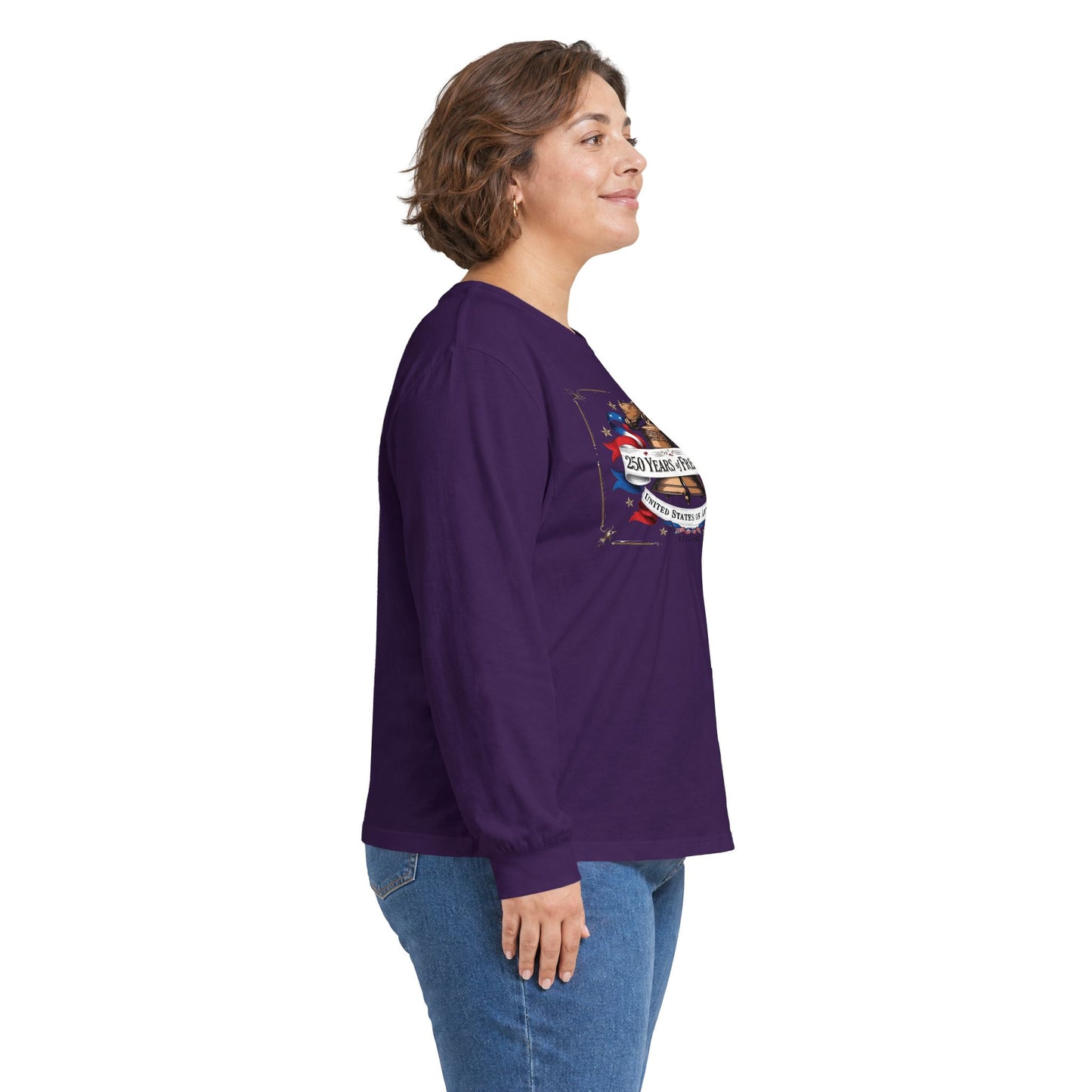 #250 250 Years of Freedom Liberty Bell Long Sleeve Tee
