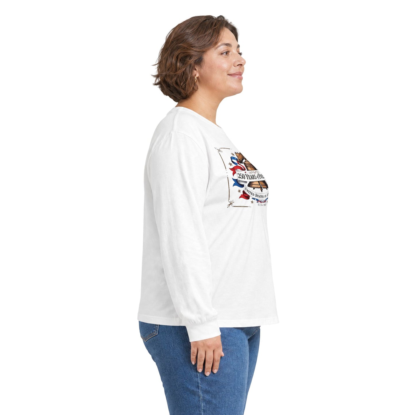 #250 250 Years of Freedom Liberty Bell Long Sleeve Tee