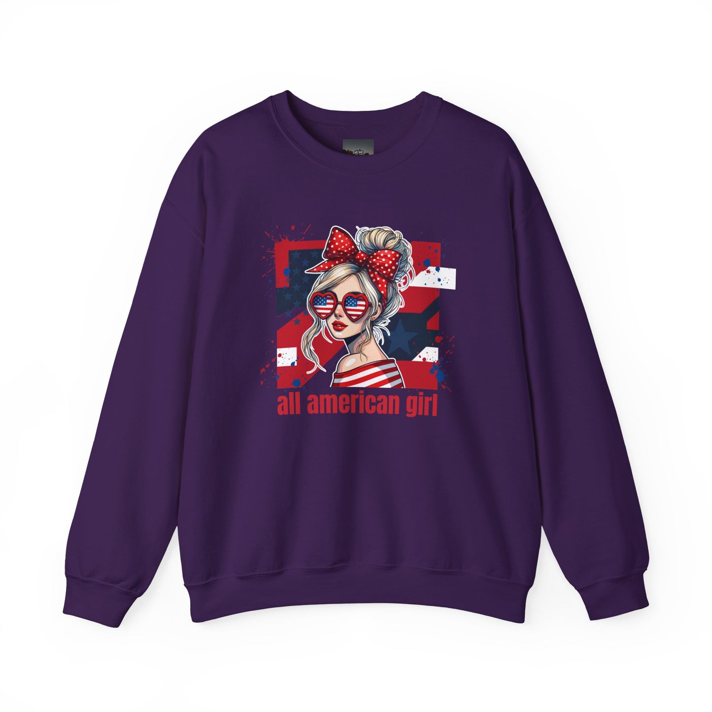 #250 All American Girl Patriotic Sweatshirt