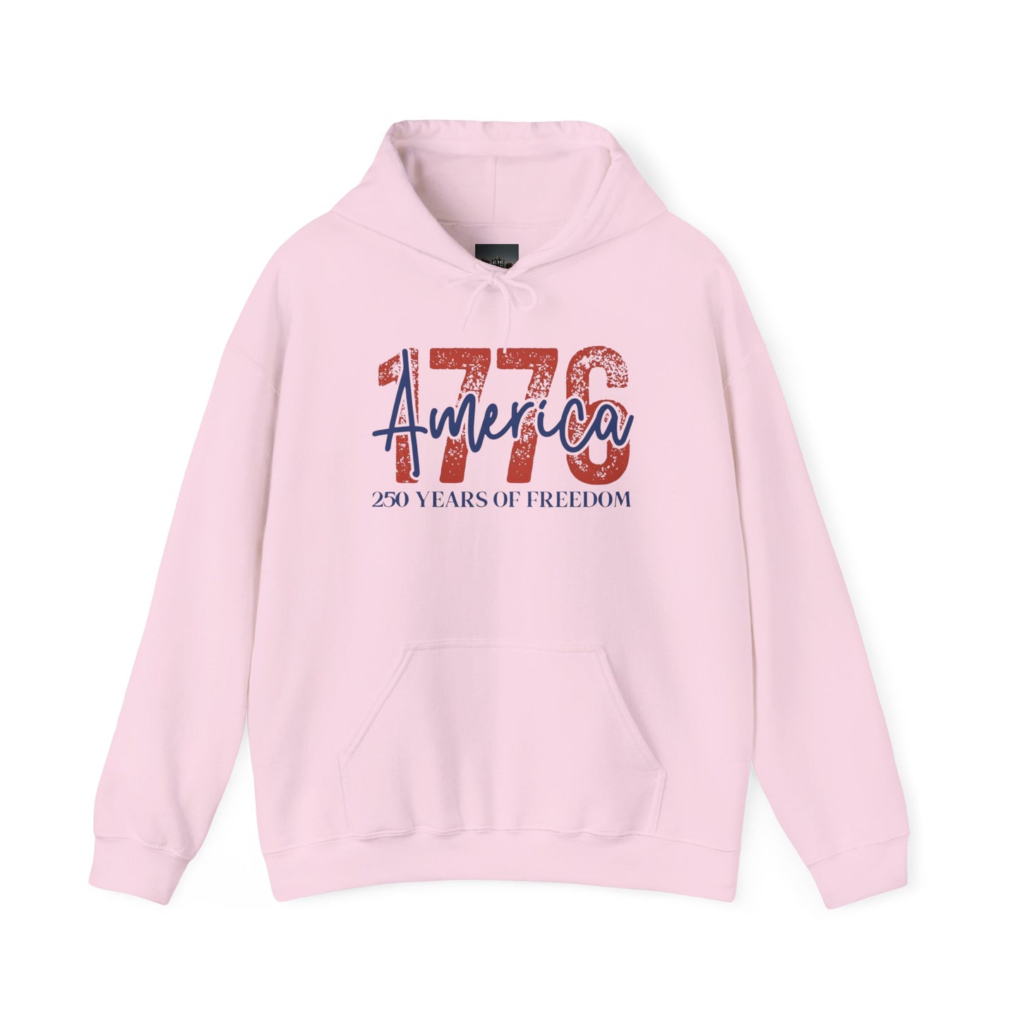 #250 1776 America: 250 Years of Freedom' Patriotic Independence Day Hoodie