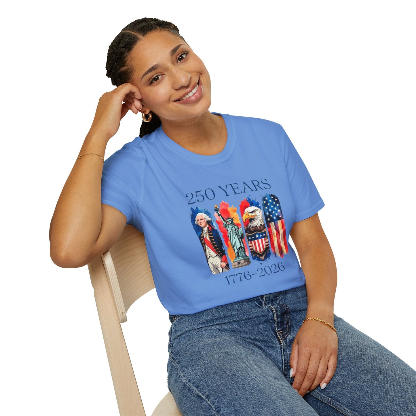 #250 250 Years American History Celebration 1776–2026 Patriotic T-Shirt