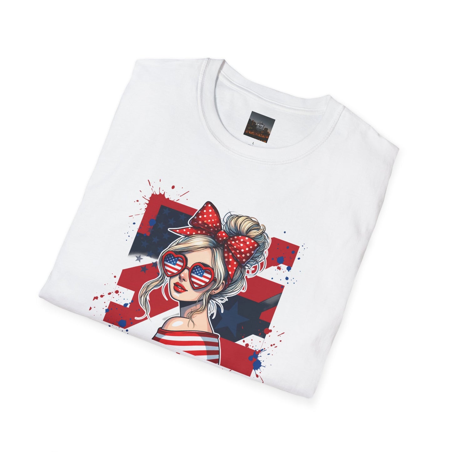 #250 All American Girl Patriotic T-Shirt
