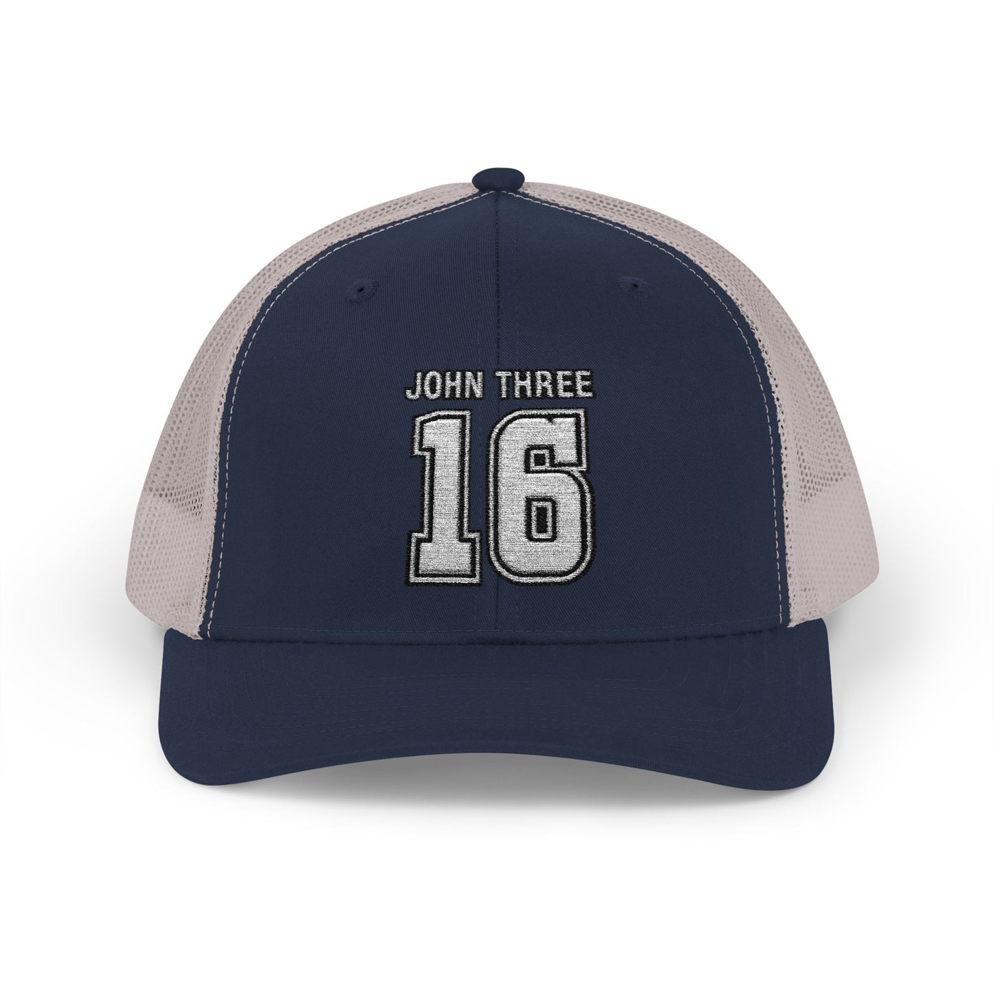 John Three 16 Vintage Varsity Trucker Cap