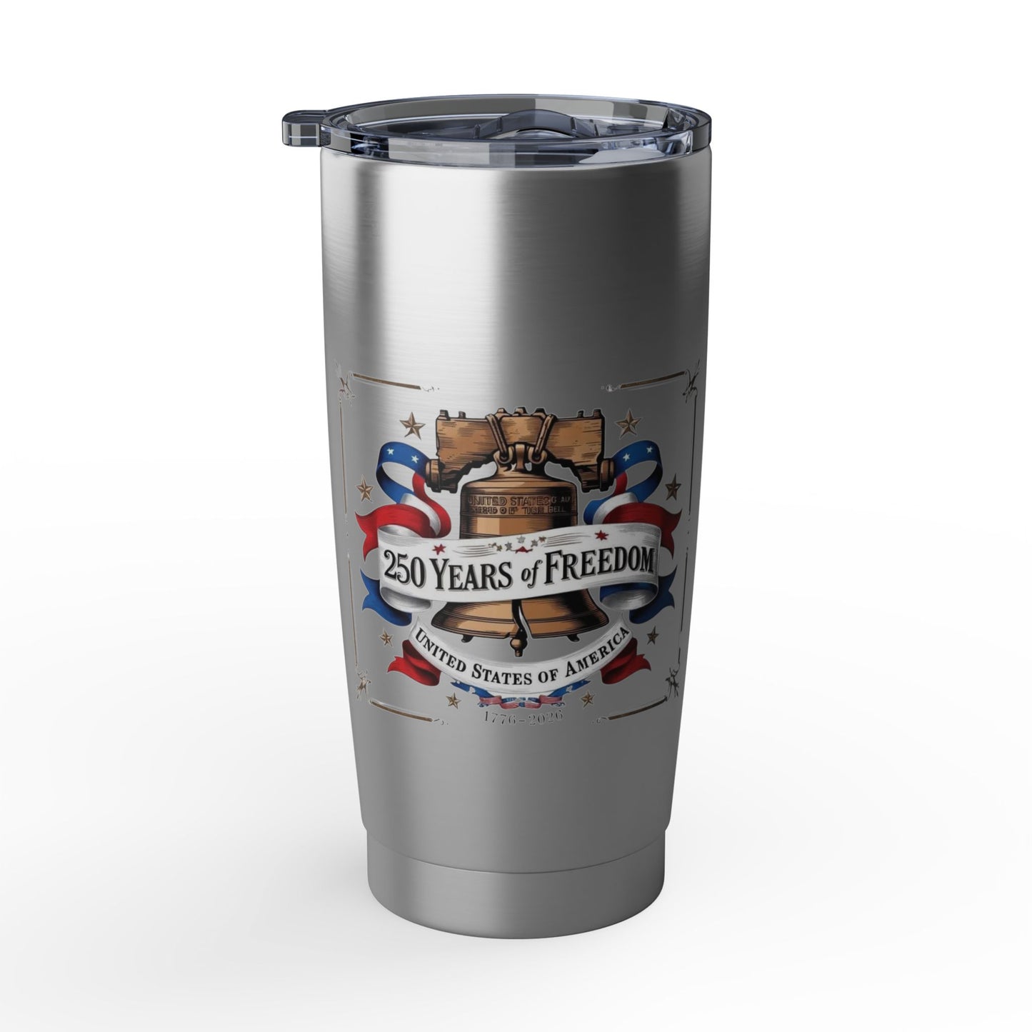 #250 250 Years of Freedom Liberty Bell Vagabond 20oz Tumbler Stainless Travel Cup