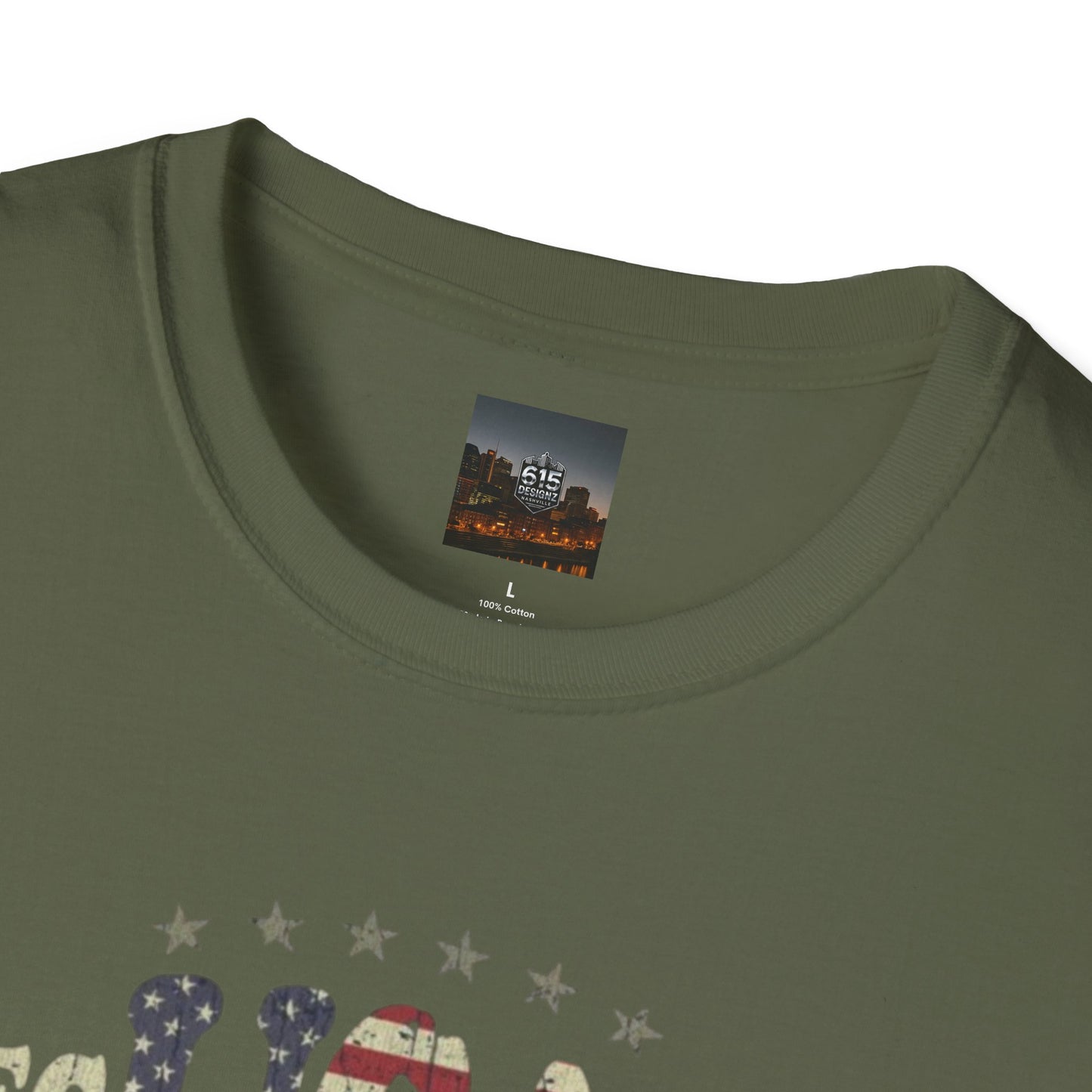 JesUSAves Patriotic T-Shirt — American Flag Christian Faith Tee
