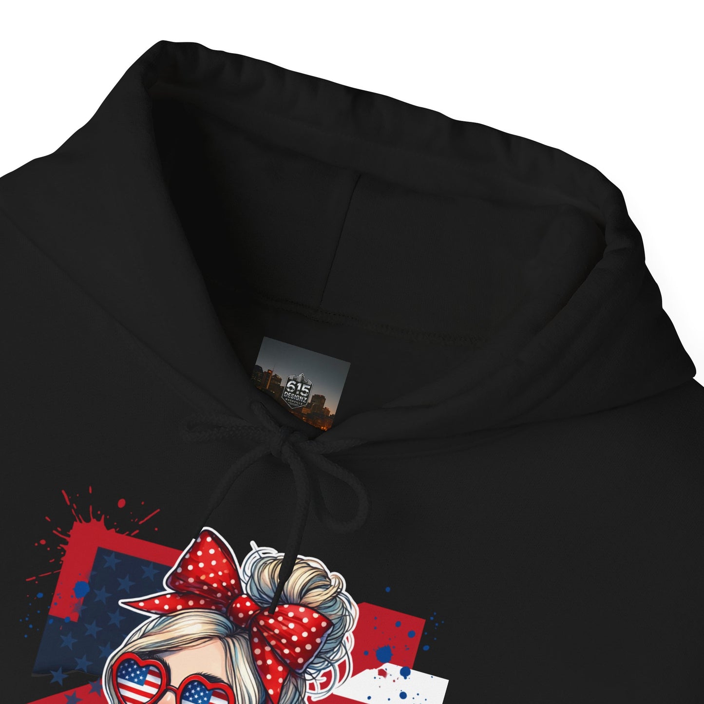 #250 All American Girl Patriotic Hoodie