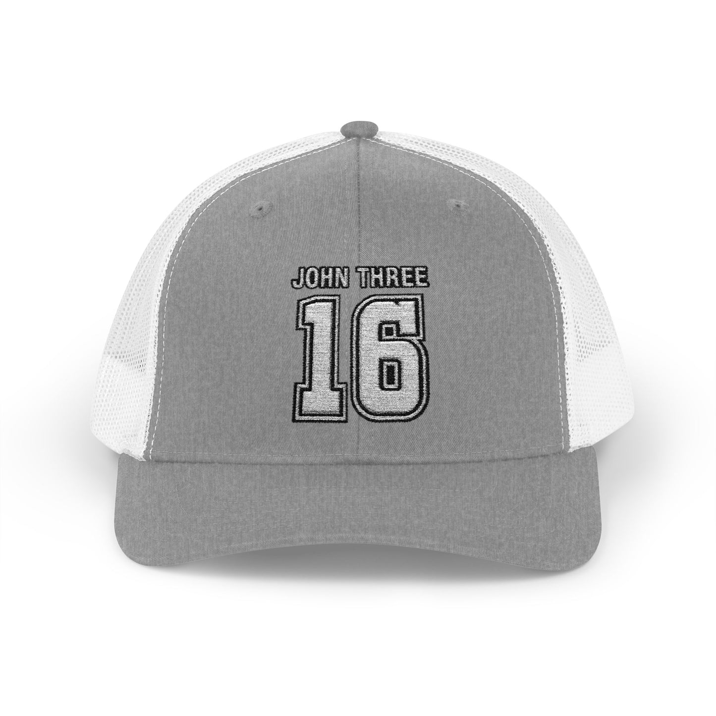 John Three 16 Vintage Varsity Trucker Cap