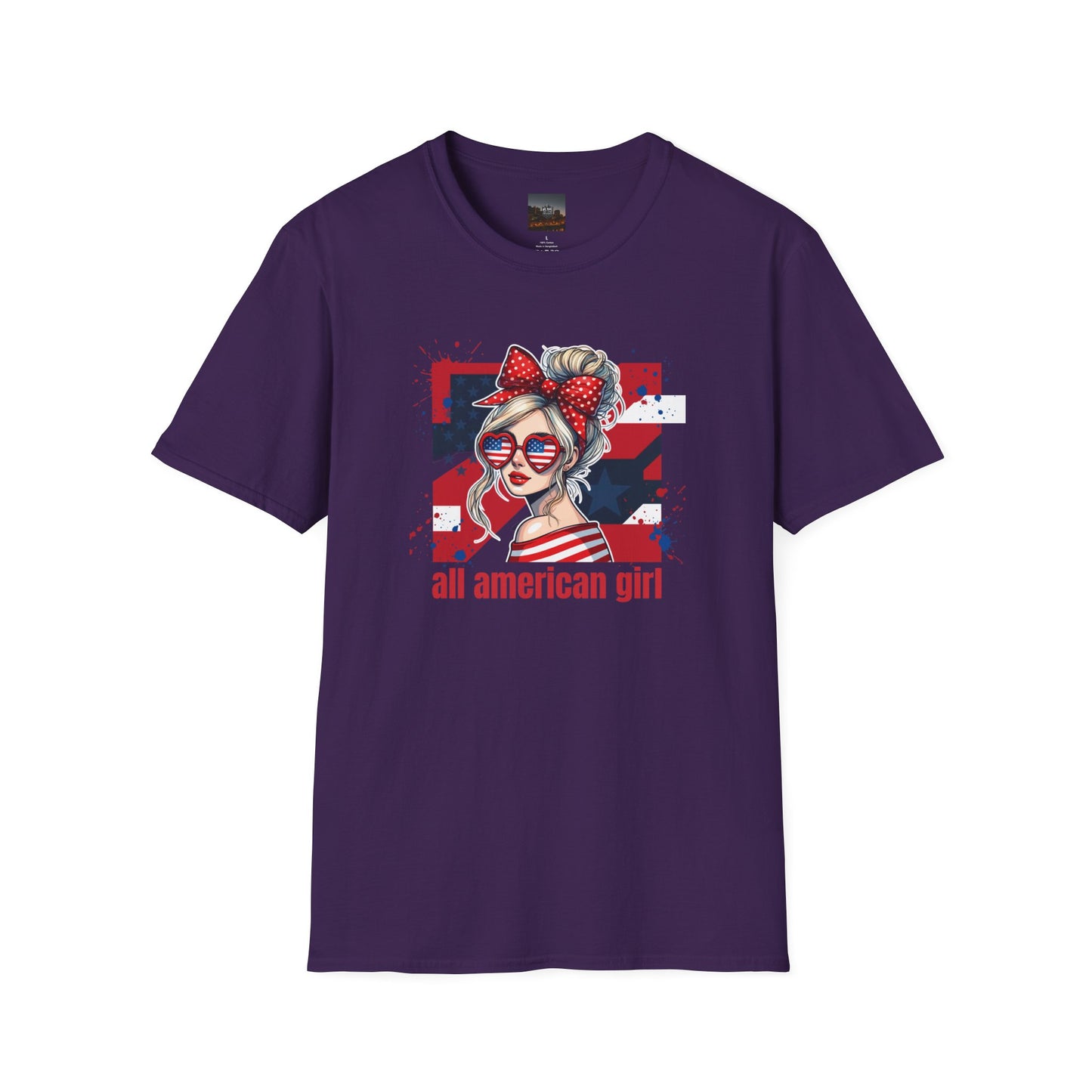#250 All American Girl Patriotic T-Shirt