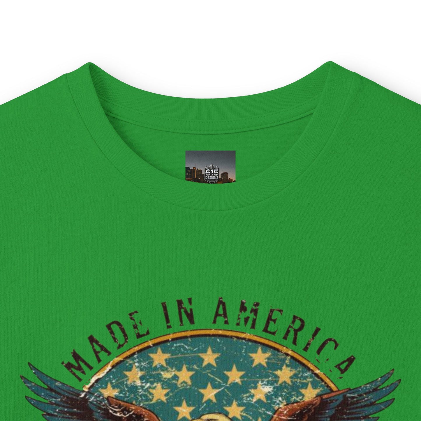 #250 Made in America Eagle 250th Anniversary Patriotic Long Sleeve Tee
