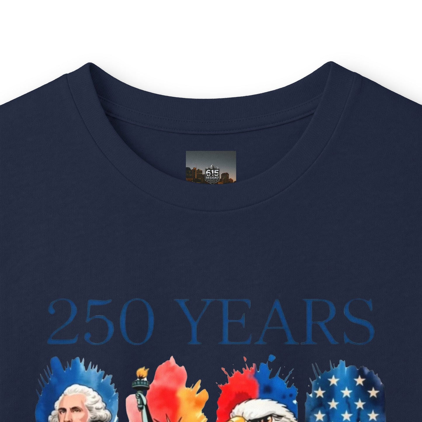 #250 250 Years American History Celebration 1776–2026 Patriotic Long Sleeve Tee